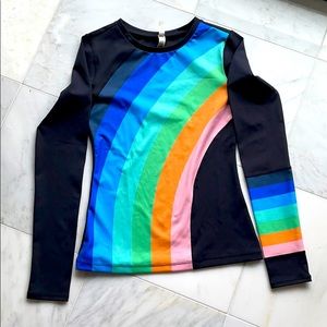 Free People swim shirt.